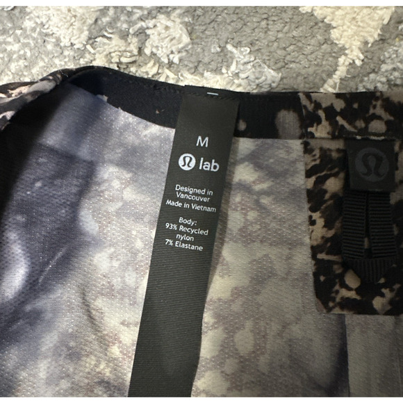 LULULEMON LAB Revera Duster Dress Jacket Black Multi Medium W3DUNS - Picture 6 of 8